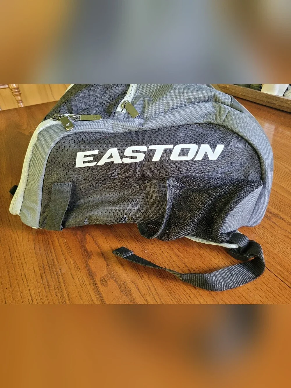 Easton Black and Gray Kids Backpack